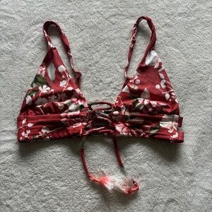 Agua Bendita triangle tie front Top M